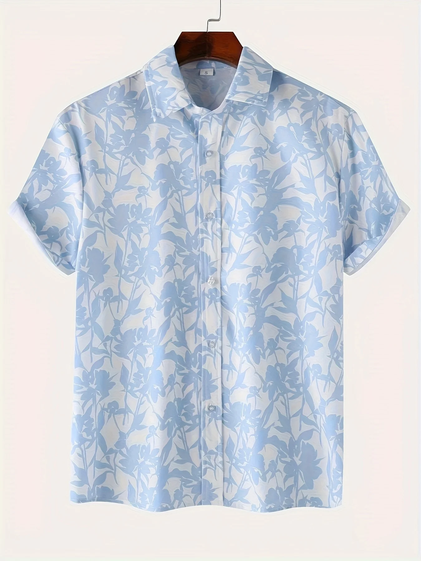 Vintage Hawaiian Floral Shirt - Chemise Hawaïenne Aloha Homme Multi-Styles Bleu