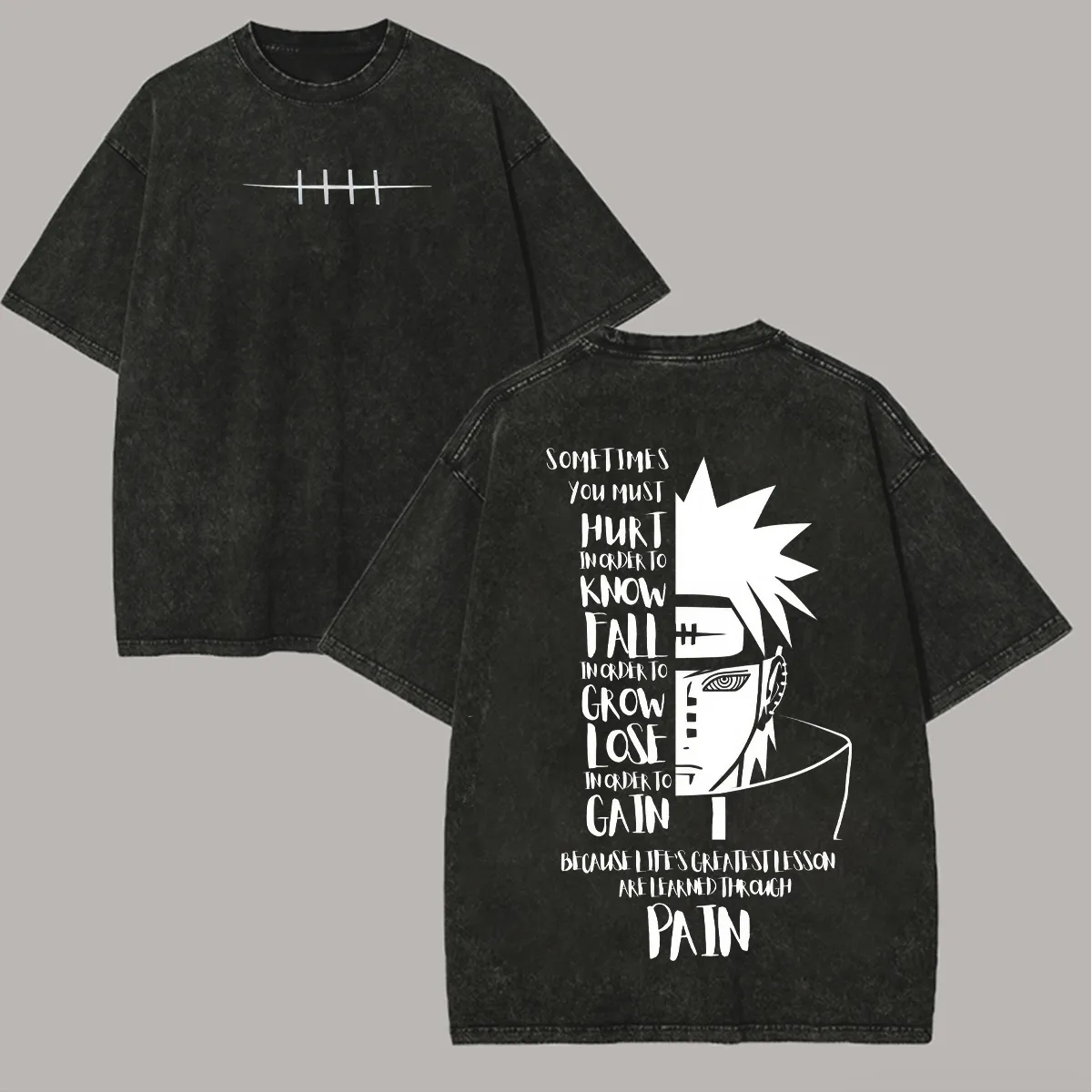 T-shirt Naruto Shisui Uchiha,  - Acid Wash Vintage Graphic T Shirt avis et prix