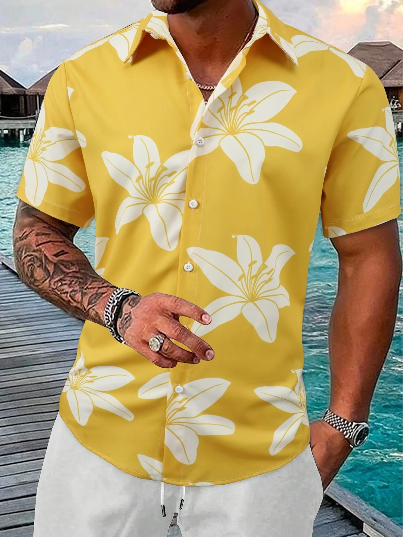 Chemise hawaïenne Aloha surdim - Vintage Hawaiian Floral Shirt avis et prix