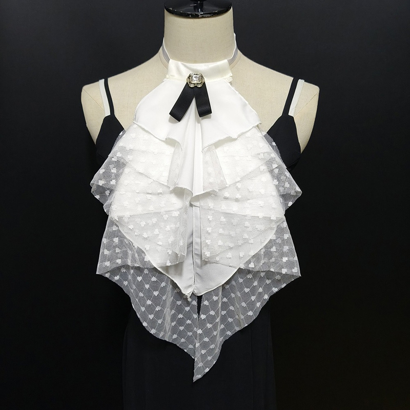 Collier de dentelle blanche su - Shirts avis et prix