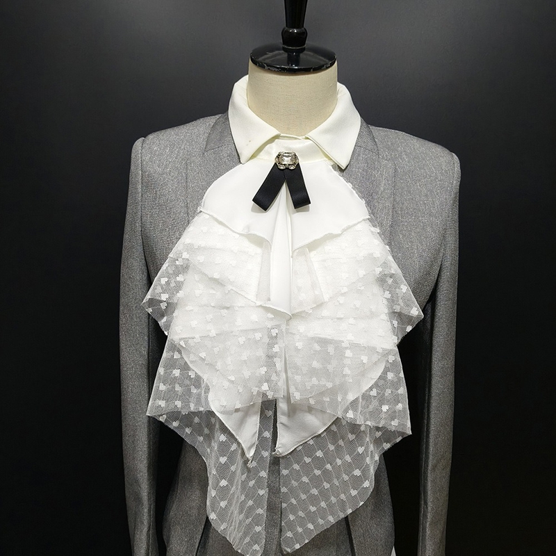 Collier de dentelle blanche su - Shirts avis et prix